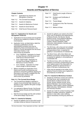 Chapter 6 the Scout District