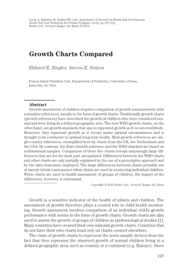 Growth Charts Compared