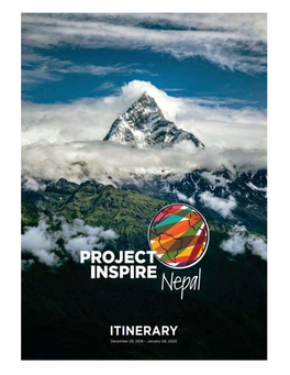 Project%20Inspire%20Nepal FINAL%20Itinerary.Pdf