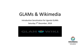 Glams & Wikimedia