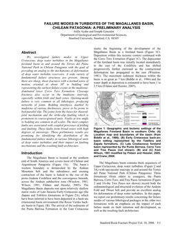 Failure Modes in Turbidites of the Magallanes Basin