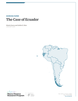 The Case of Ecuador