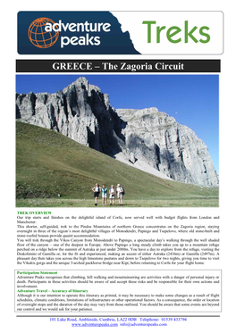 GREECE – the Zagoria Circuit