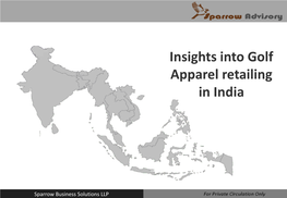 Insights Into Golf Apparel Retailing in India