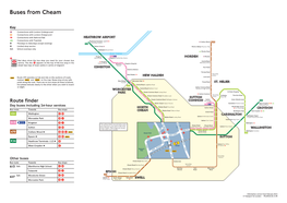 Buses from Cheam