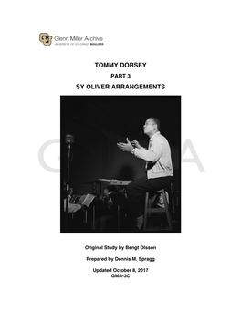 Tommy Dorsey Sy Oliver Arrangements