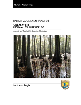 Habitat Management Plan for Tallahatchie National Wildlife Refuge