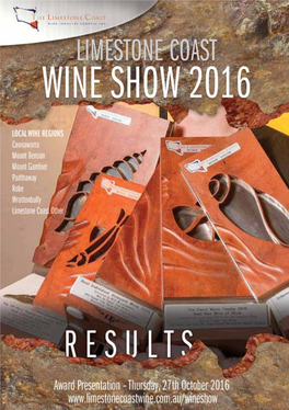 2016 LC Wine Show-Results