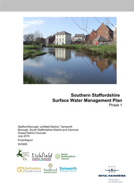 Southern Staffordshire Surface Water Management Plan Phase 1