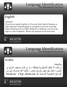 Language Identification Language Identification English Arabic Right Toafreeinterpreter