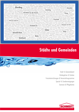 Städte Und Gemeinden