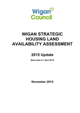 Strategic Housing Land Availability Assessment