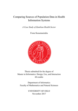 Comparing Sources of Population Data in Health Information Systems