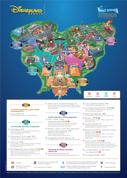 Mapa Del Parque Walt Disney Studios