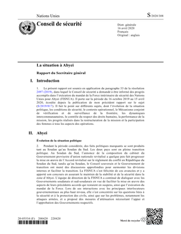 Conseil De Sécurité Distr