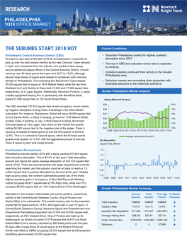 1Q18 Philadelphia Office Market