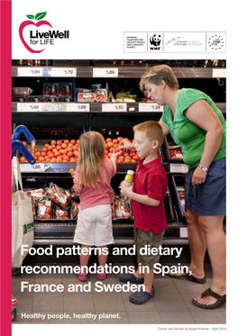 Food Patterns and Dietary Recommendations in Spain, France and Sweden