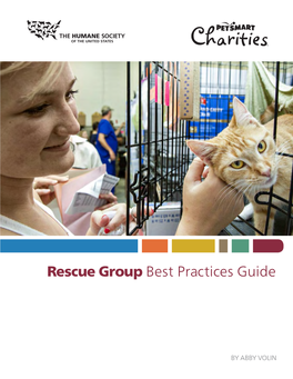 Rescue Group Best Practices Guide