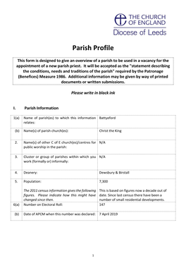Parish Profile