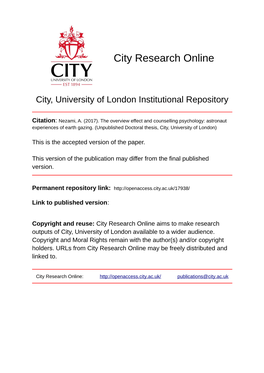 City Research Online