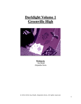 Darklight Volume 1 Greenville High