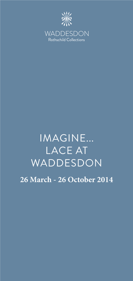 IMAGINE... LACE at WADDESDON 26 March - 26 October 2014