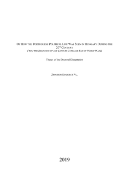 Theses of the Doctoral Dissertation