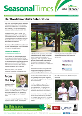 Hertfordshire Skills Celebration