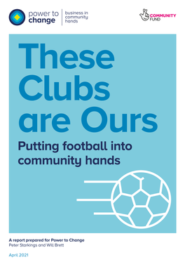 Community Ownership of Football Clubs 18