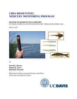 Cbda Biosentinel Mercury Monitoring Program
