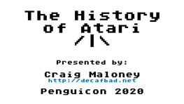 The History of Atari /|\