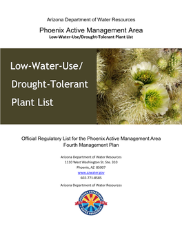 Prescott Active Management Area Low Water Use/Drought Tolerant