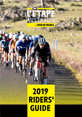 2019 Riders' Guide Contents