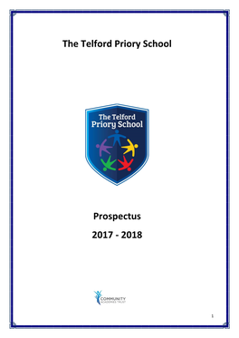 The Telford Priory School Prospectus 2017