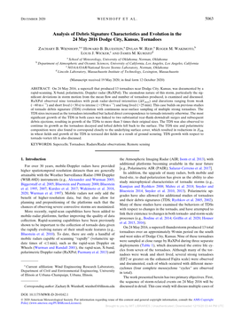 Analysis of Debris Signature Characteristics and Evolution in the 24 May 2016 Dodge City, Kansas, Tornadoes