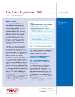 The Asian Population: 2010 Issued March 2012 2010 Census Briefs C2010BR-11