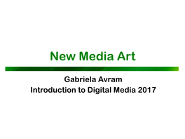 New Media Art