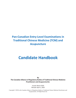 Candidate Handbook