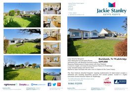 01841 532555 Rocklands, Nr Wadebridge £495,000