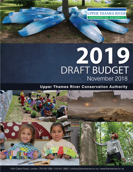 UTRCA-Draftbudget-2019