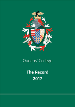 Queens' College the Record 2017
