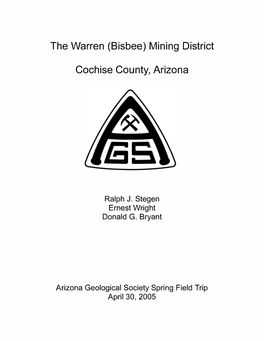 Bisbee) Mining District