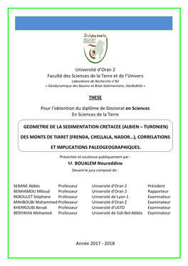 Thèse De Doctorat Sciences BOUALEM Noureddine