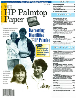 HP Palmtop Computers 