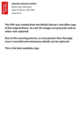 This PDF Was Created from the British Library's Microfilm Copy of The