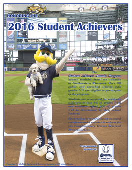 2016 Student Achievers