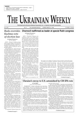 The Ukrainian Weekly 1999, No.11