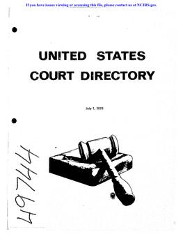 United States Court Directory