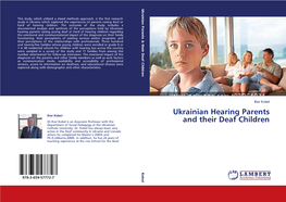 Ukrainian Hearing Parents and Their Deaf Children