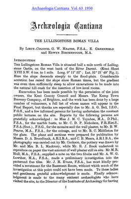 The Lullingstone Roman Villa